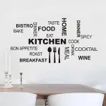 Removable Creative Kitchen Wall Stickers – Eco-Friendly Home Décor