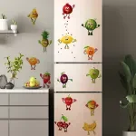 Cartoon Fruit Wall Stickers – Cute Kitchen & Home Décor Decals