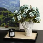 Handmade Ceramic Bouquet Vase for Floral Arrangements – Porcelain Home Decor