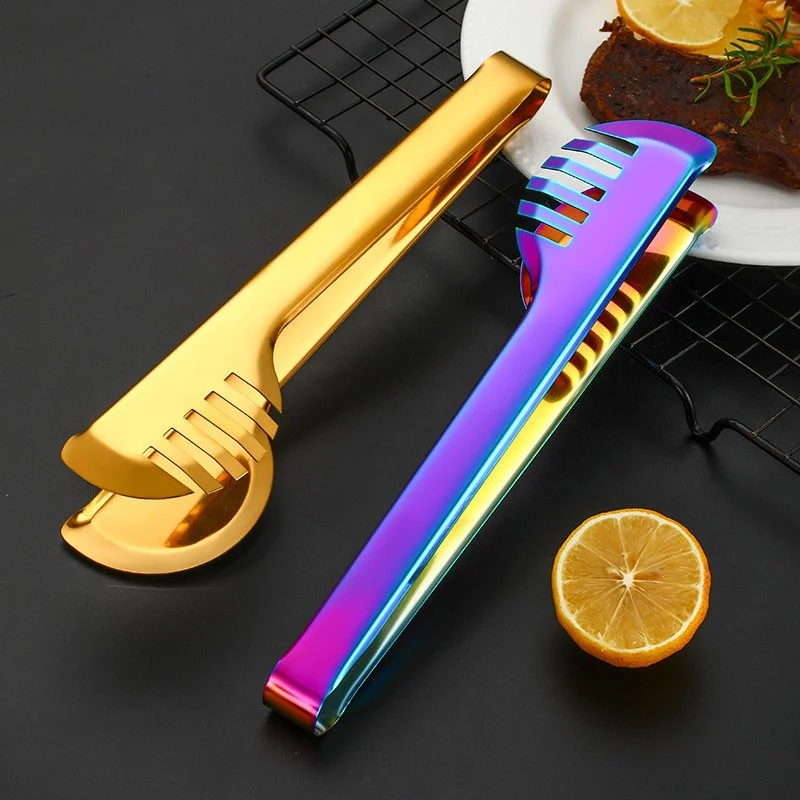 Premium Stainless Steel BBQ Food Tongs