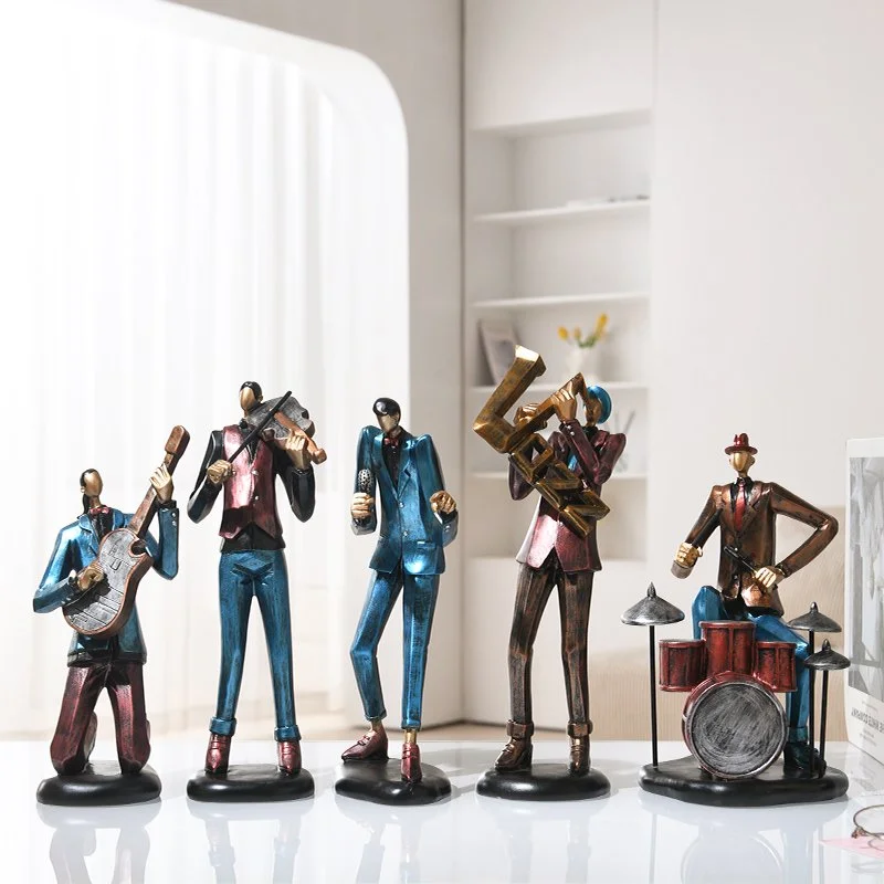 Rock Band Resin Figurines