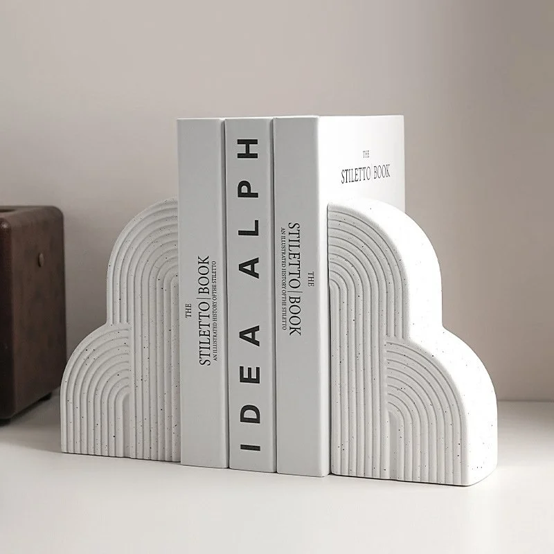 Nordic Ceramic Bookends