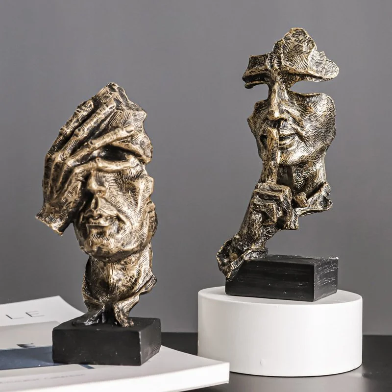 Vintage Thinker Figurine