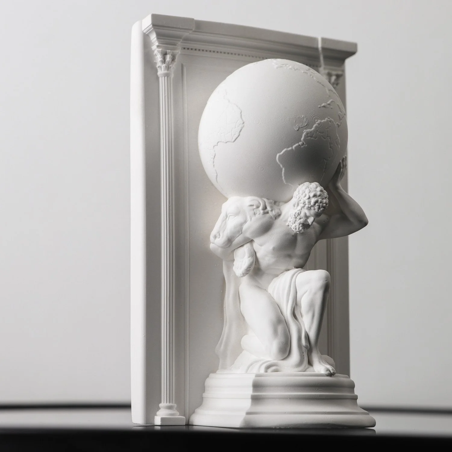 Hercules Holding the Earth Sculpture