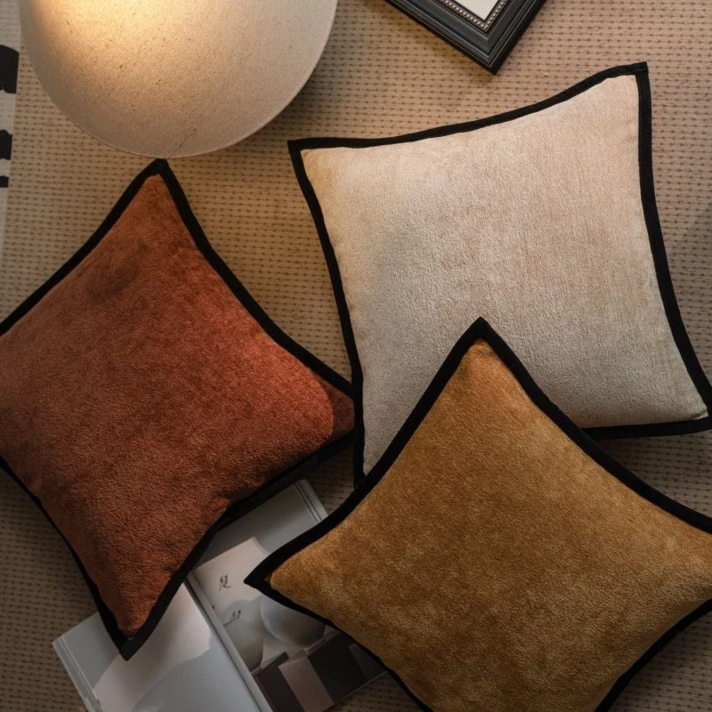 Chenille Textured Square Cushion Cover