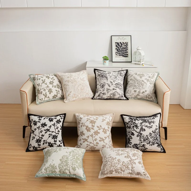Minimalist Lumbar Support Pillow Cover – Wear-Resistant & Easy to Clean Cushion Sleeve
