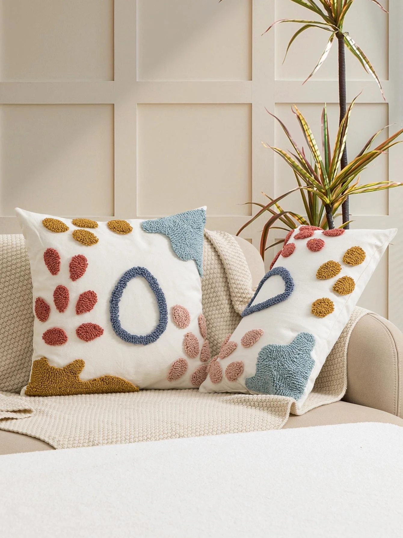 Bohemian Colorful Petal Pillowcase Set