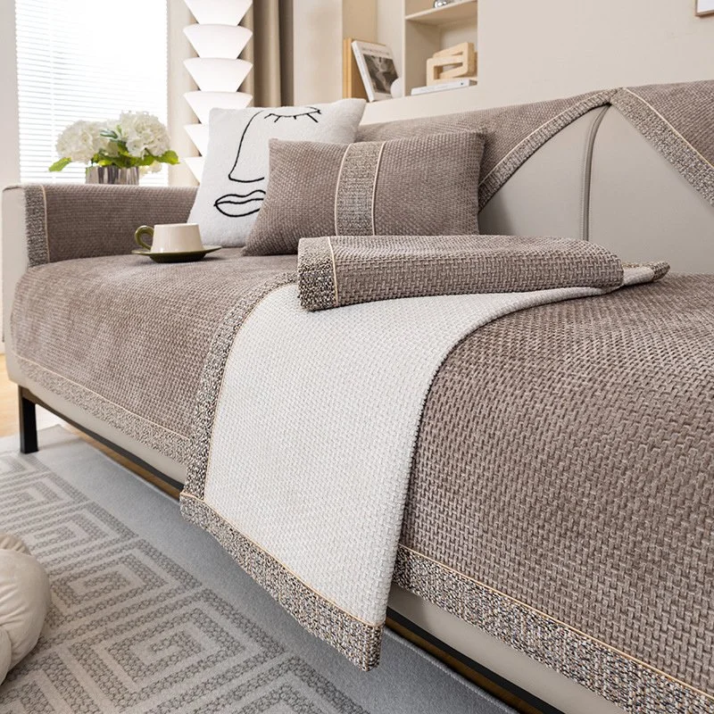 All-Season Linen Sofa Cushion Cover