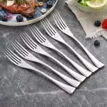 6-Piece Stainless Steel Dinner Fork Set