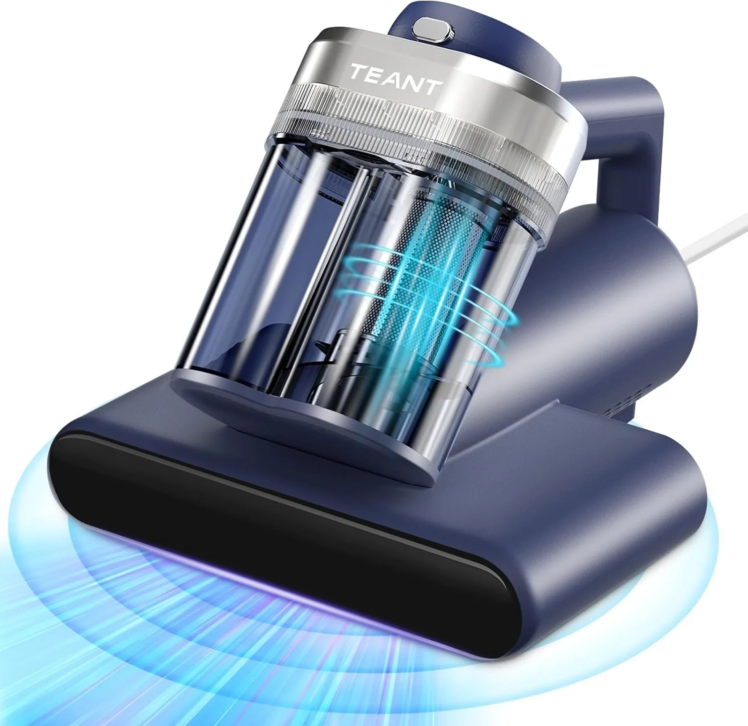 Mattress Vacuum Cleaner with UV-C Light, Strong Suction & HEPA Filter