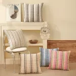 Polka Dot Decorative Sofa Pillow Cover – Soft Polyester Cushion Case