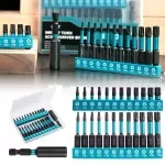 25-Piece Magnetic Tamper-Proof Torx Bit Set for Impact Drivers