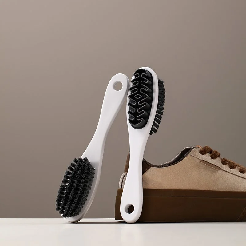 2-in-1 Suede & Leather Shoe Cleaning Brush Double-Sided Soft Scrub Tool