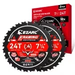 7-1/4 Inch Ultra-Thin Circular Saw Blades Set 24T & 40T for Wood Cutting