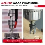 18-Piece Countersink Drill Bit Set with Hex Shank & Storage Box