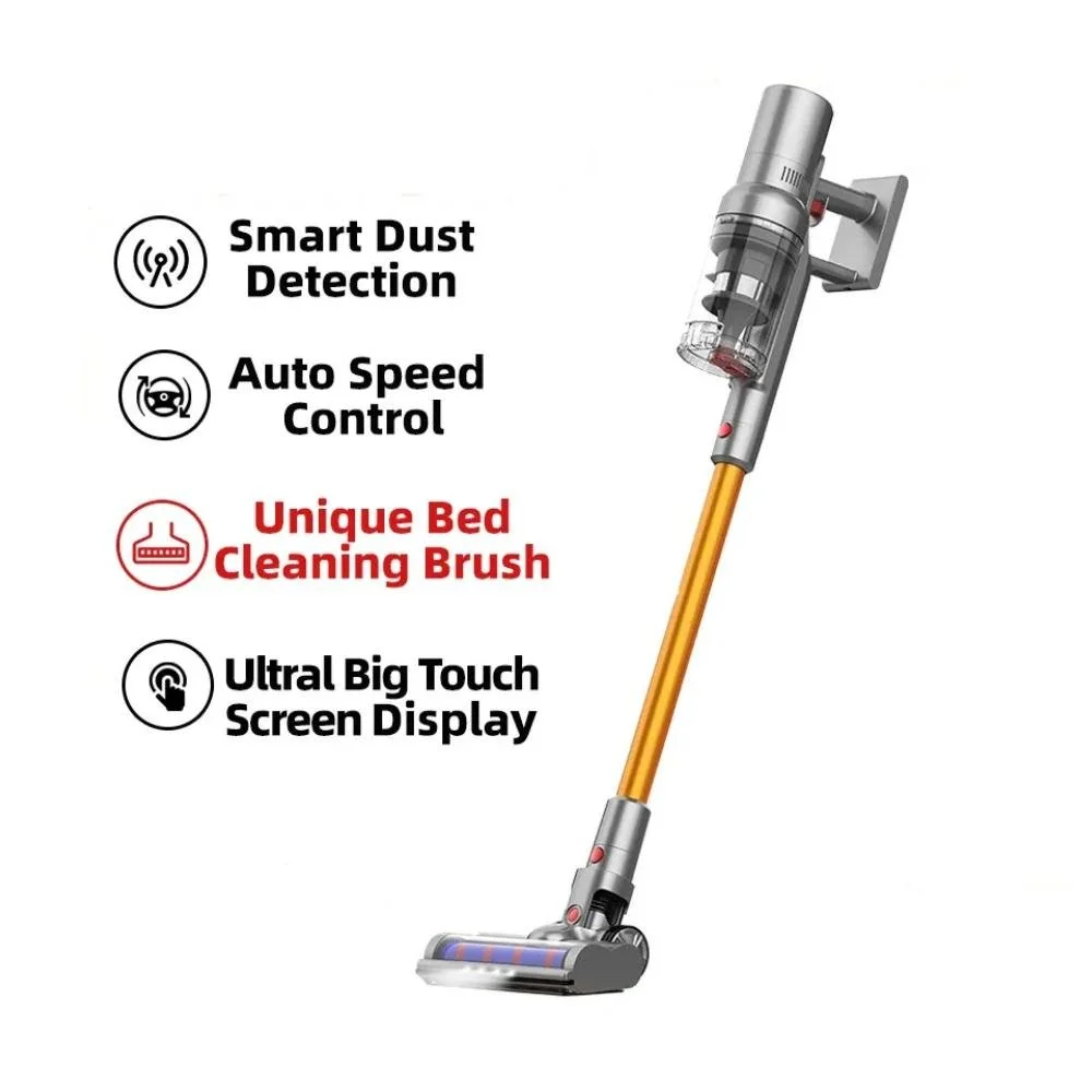 Cordless Smart Vacuum Cleaner 27,000Pa with Touch Screen & Auto Power