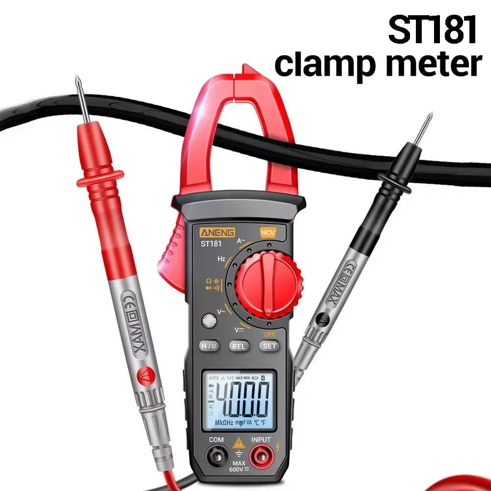 Professional Digital Clamp Meter for AC/DC Voltage, Current & Continuity Testing