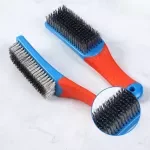 Heavy-Duty Stainless Steel Wire Brush with Comfort Grip Handle