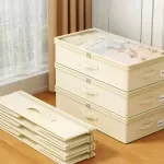 Foldable Large-Capacity Underbed Clothing Storage Box