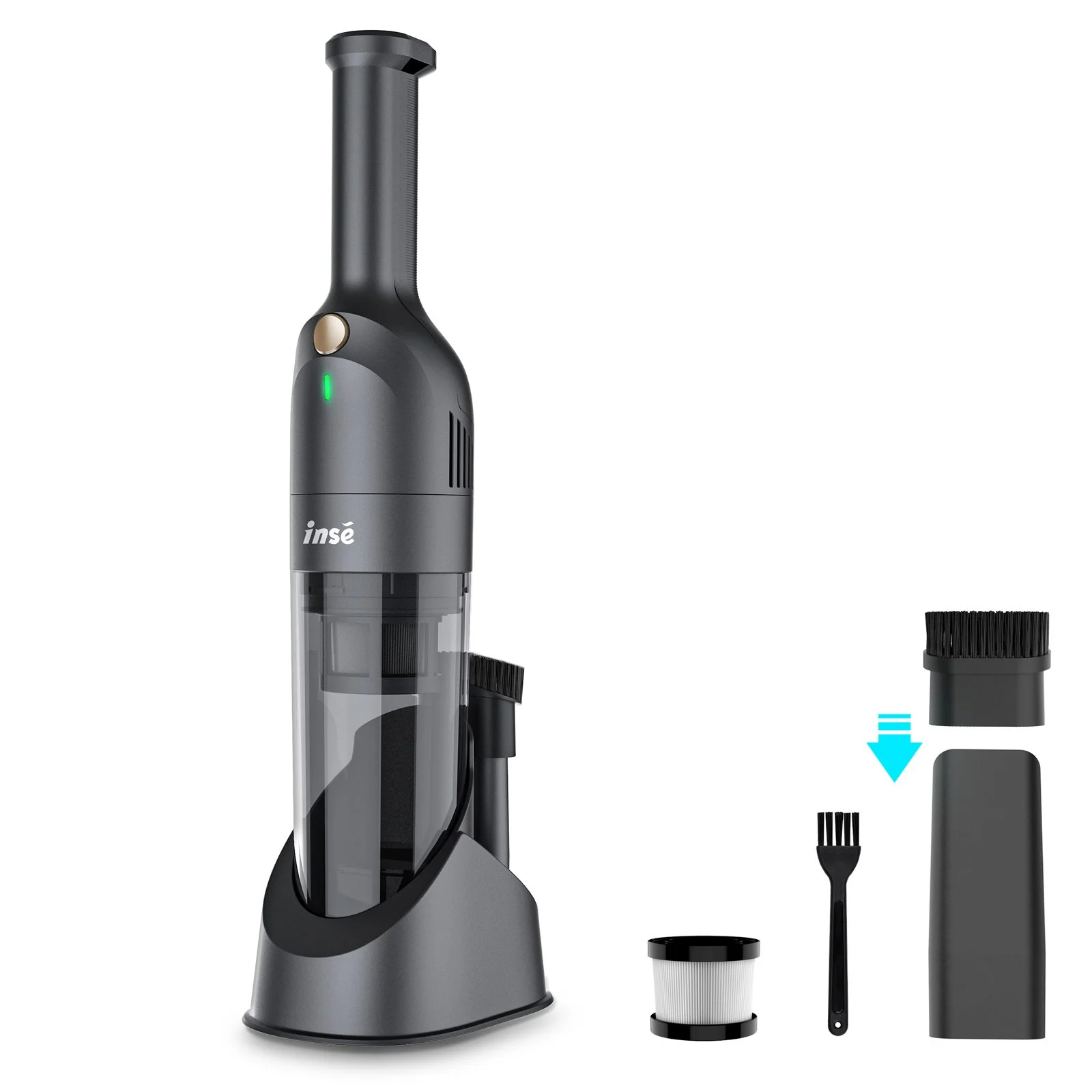 Powerful Cordless Handheld Vacuum Cleaner - Efficient, Lightweight & Versatile