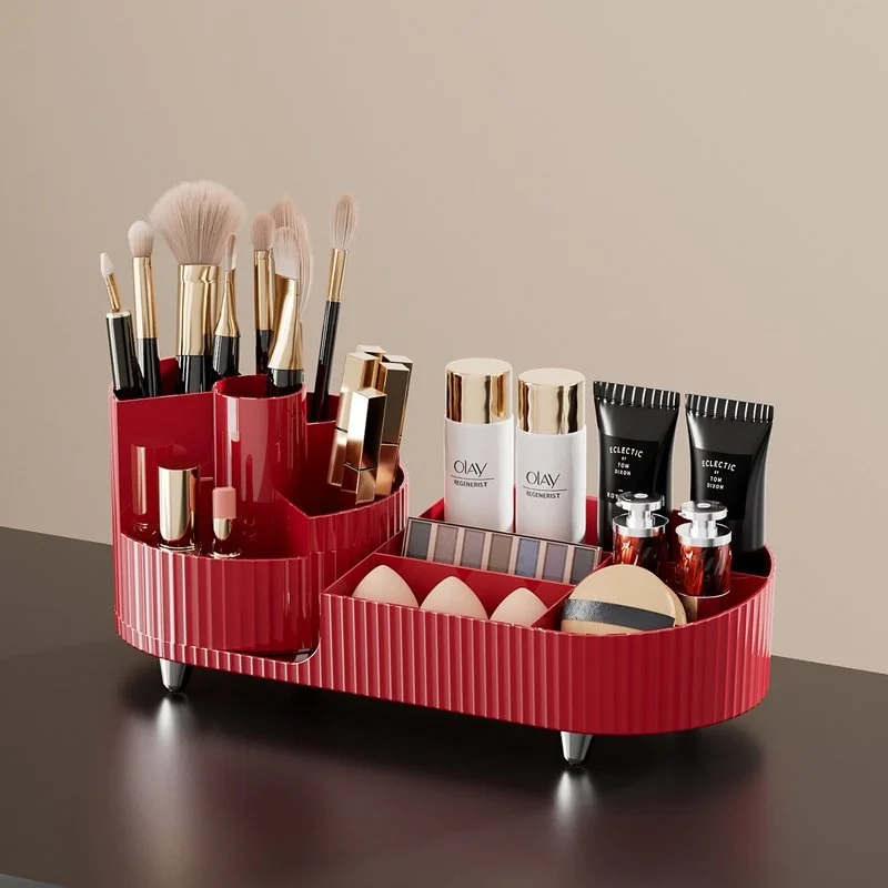 Rotating Makeup Organizer with Extra Large Storage for Cosmetics