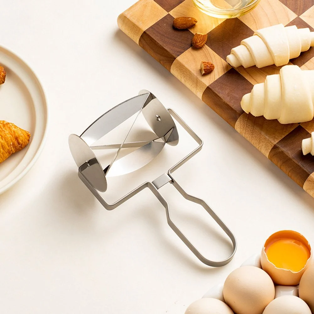 304 Stainless Steel Croissant Pastry Rolling Cutter