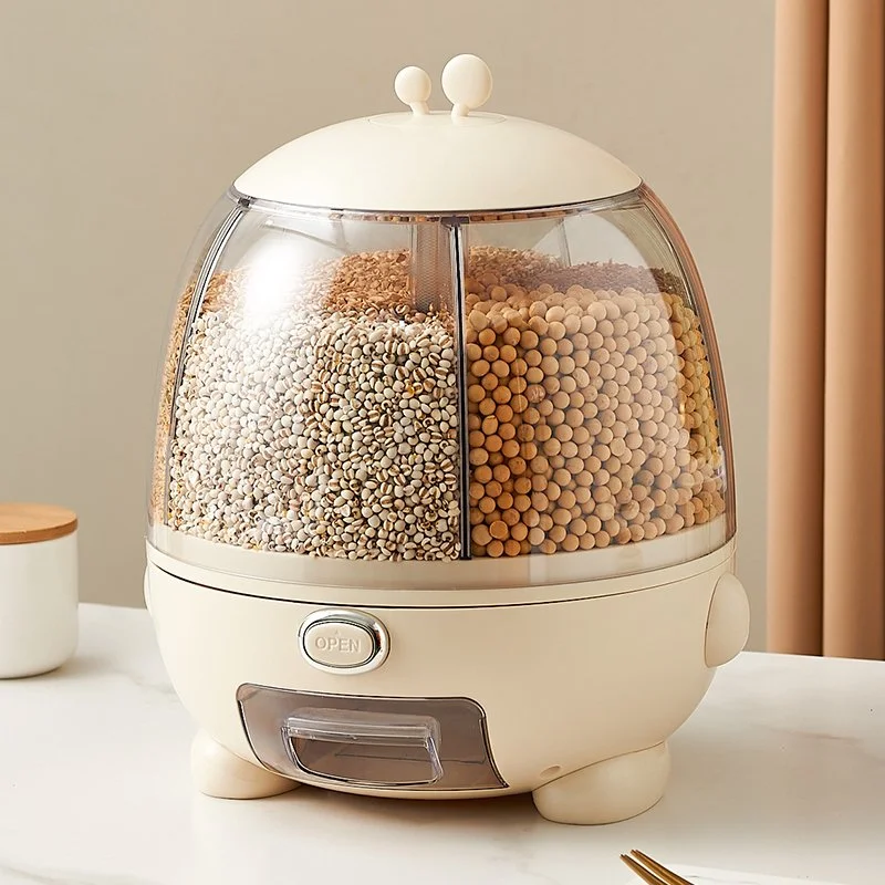 Rotating Sealed Rice Storage Bin – Moisture & Insect Proof