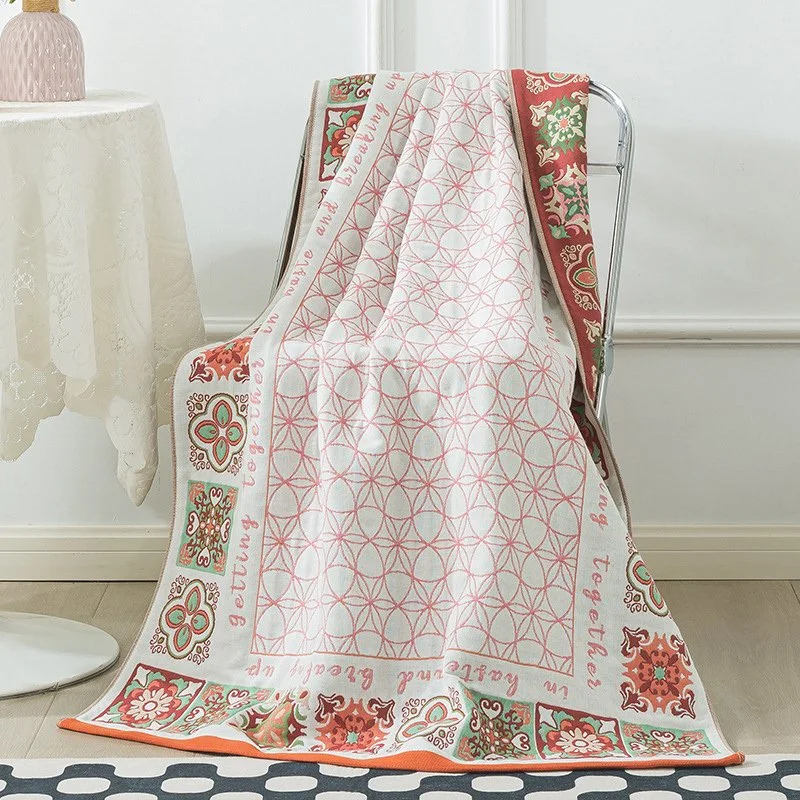 Oversized Cotton Gauze Bath & Beach Towel – Quick Dry, Soft & Absorbent