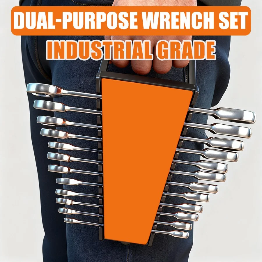 12-Piece 72-Tooth Fixed Wrench Set for Home, Auto & Bike Repair