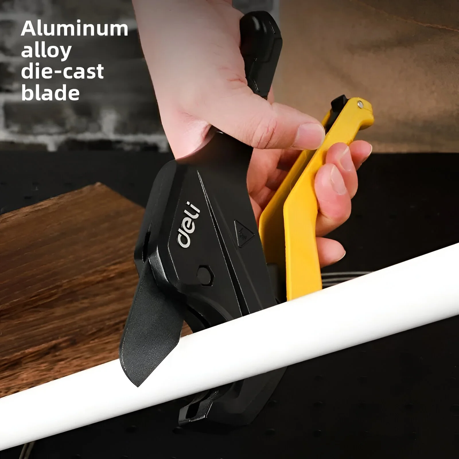 Heavy-Duty PVC & PEX Pipe Cutter – 1.3 in Tubing & Hose Cutting Tool