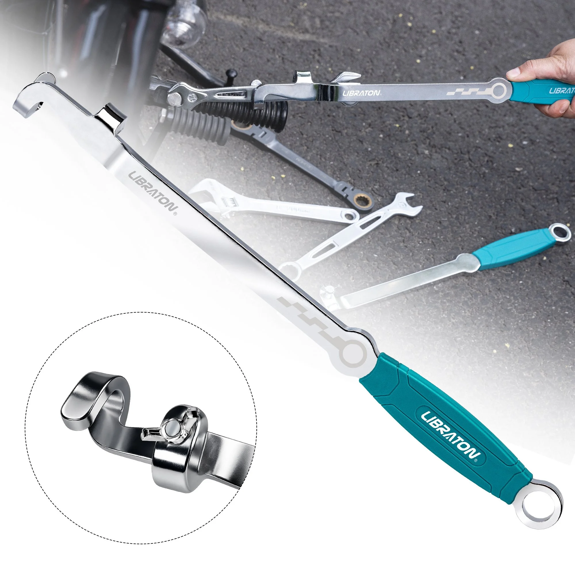 15 Inch Heavy Duty Wrench Extender Bar for Extra Torque & Hard-to-Reach Bolts