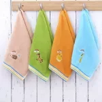 Kids Cartoon Rainbow Cotton Hand Towel Soft Quick-Dry