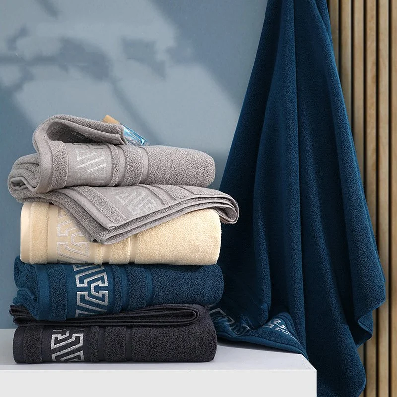 Luxury Organic Cotton Bath Towel Set Thick & Absorbent