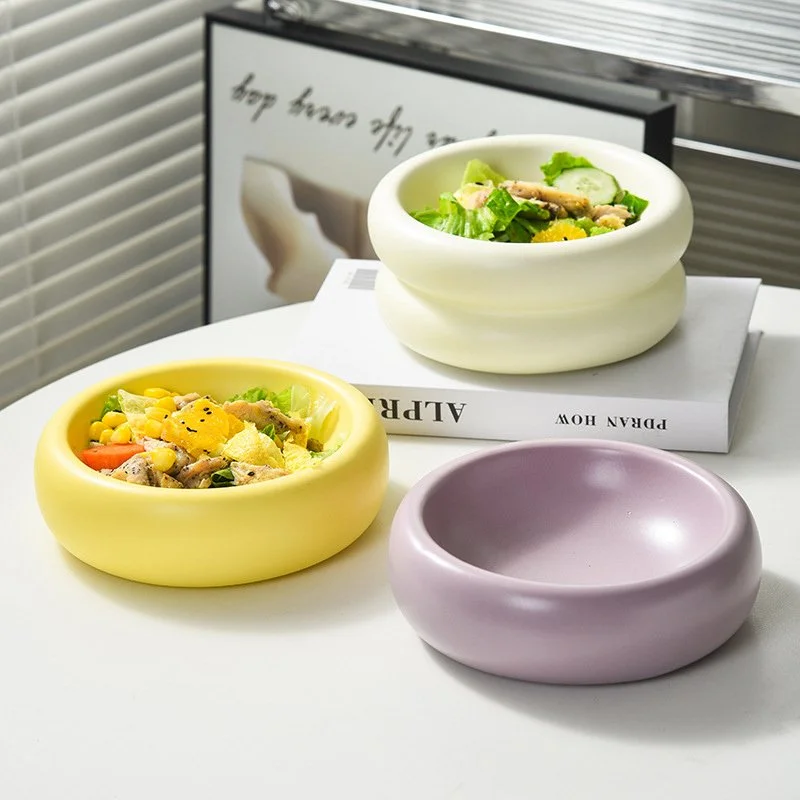 Modern Ceramic Donut Dessert Plate
