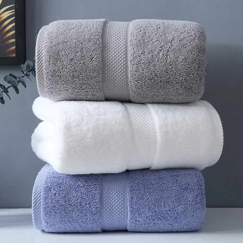 Luxury Organic Cotton Bath Towel 31x63 in Thick & Highly Absorbent