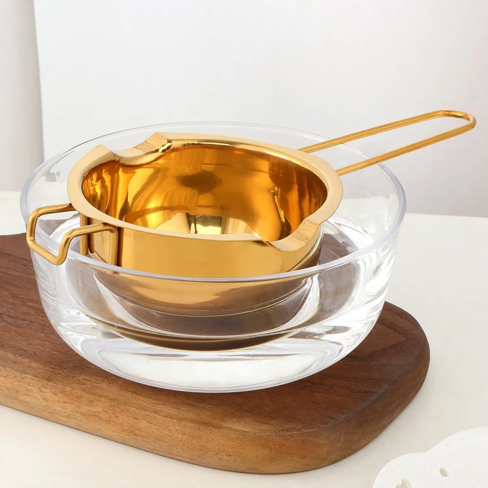 Stainless Steel Chocolate Melting Pot - Versatile Heating Bowl