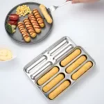 Stainless Steel Sausage Maker Mold with Lid – Ham, Hot Dog & Pastry Grinder