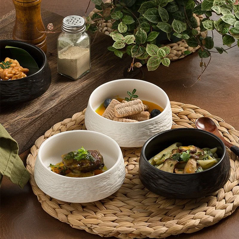 Japanese Ceramic Rice and Soup Bowl – Small Dessert & Oatmeal Bowl