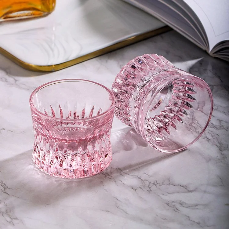 Luxury Relief Crystal Glass for Wine, Whisky & Cocktails