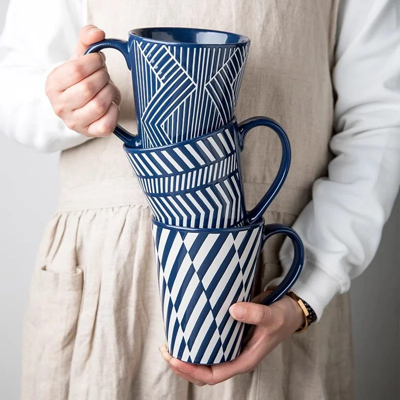 450ml Retro Ceramic Coffee Mug