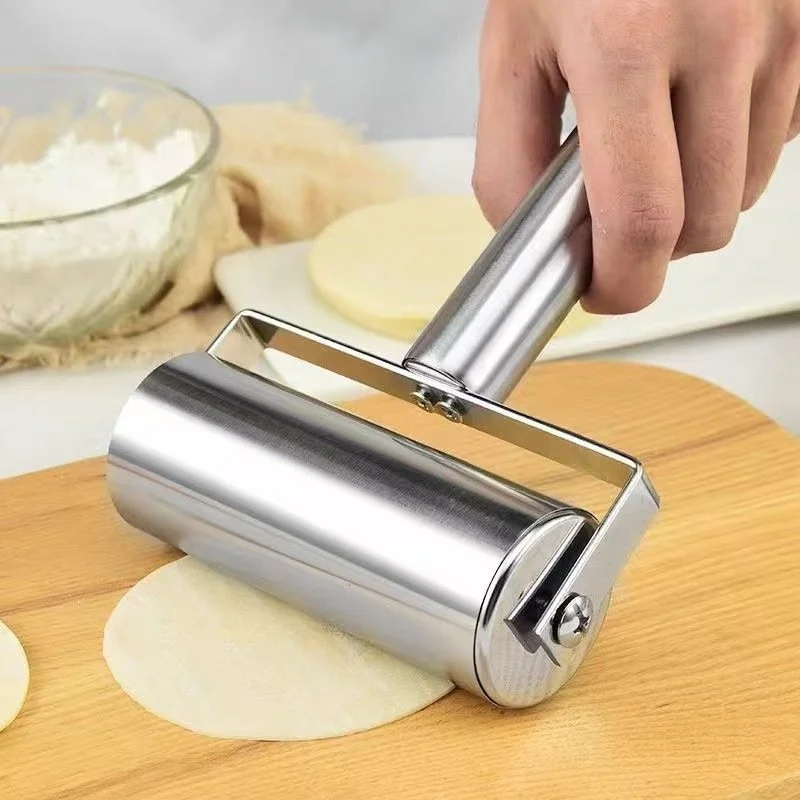Stainless Steel Double-Head Non-Stick Dough & Pastry Roller