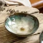Retro 6-Inch Ceramic Noodle and Salad Bowl – Eco-Friendly Porcelain
