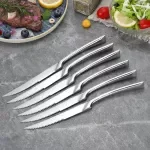 6-Piece Stainless Steel Steak Knife Set