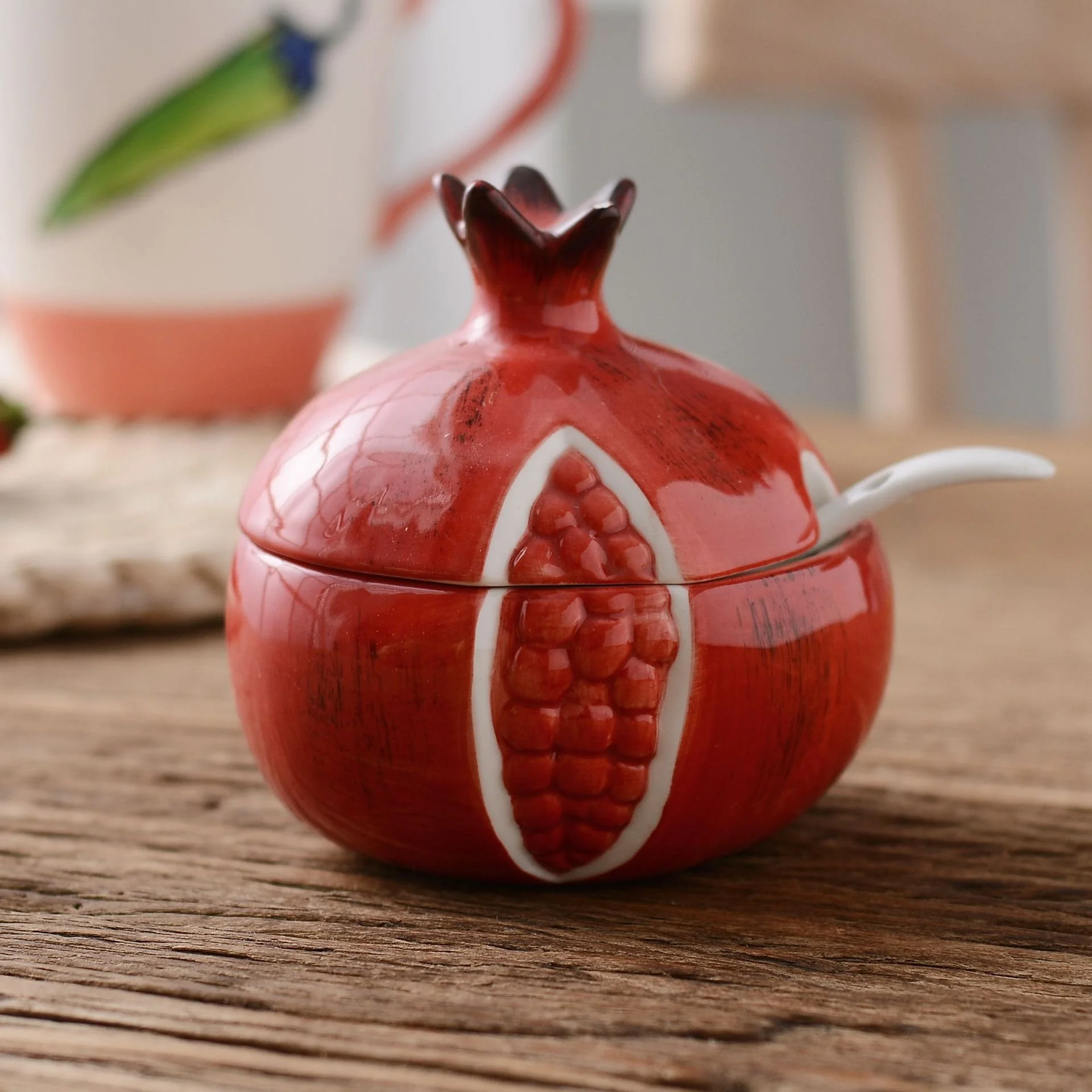 Creative Cartoon Fruit Ceramic Salt & Pepper Shaker Set