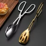 Heat-Resistant Stainless Steel Tongs for Buffet, BBQ & Catering – Anti-Rust Kitchen Utensils