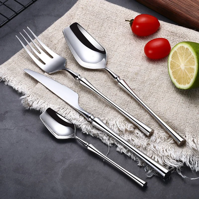 Luxury 18/10 Stainless Steel Cutlery Set – Elegant Western Tableware