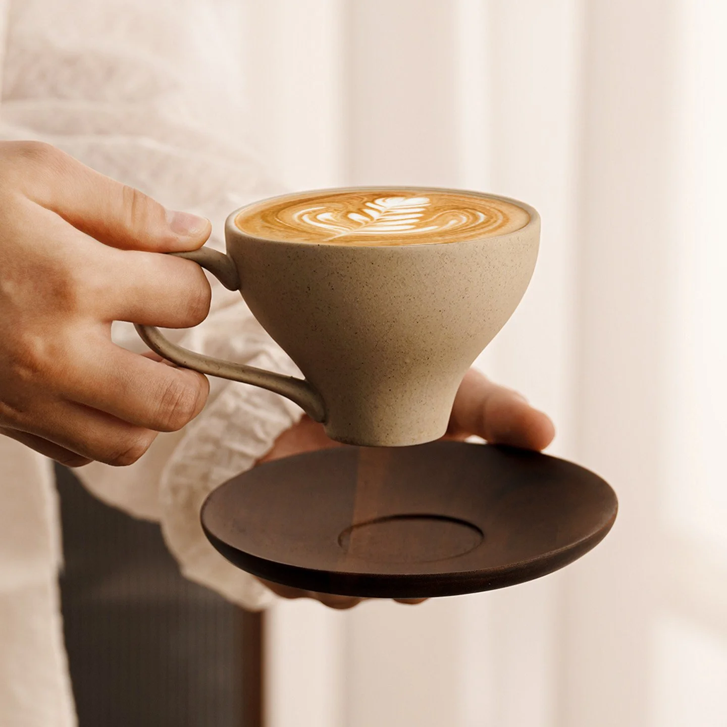 Retro Clay Coffee Cup