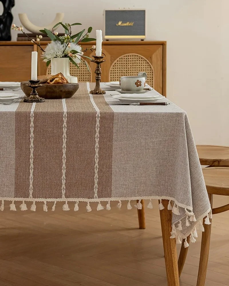 Japanese Waterproof Rectangular Tablecloth for Dining & Coffee Tables