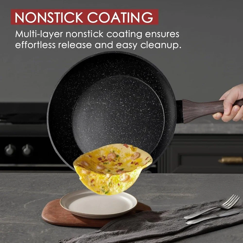 31-Piece Nonstick Cookware & Bakeware Set with Grill Pan and Utensils