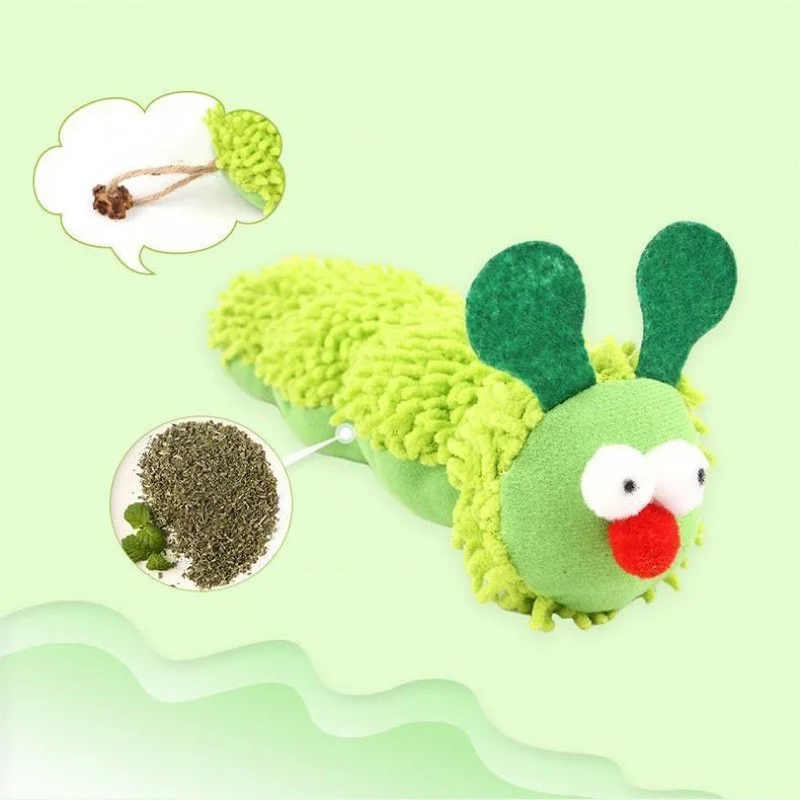 Cat Plush Chew & Scratch Toy – Bite-Resistant Boredom Reliever